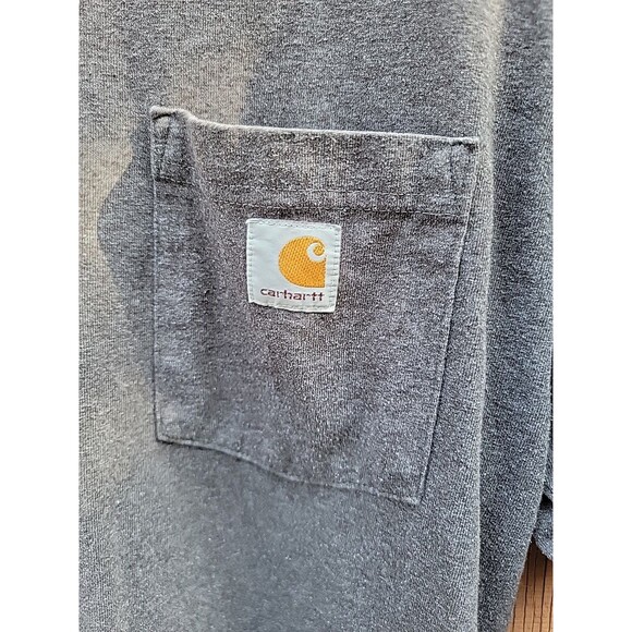 Carhartt Original Fit Pocket tee Shirt Men's Medium Brown - Picture 3 of 6